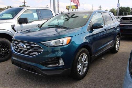 Green Metallic 2020 Ford Edge SEL