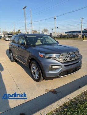 Blue Metallic 2021 Ford Explorer Limited