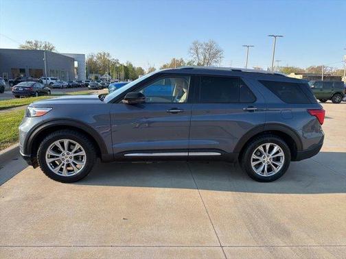 Blue Metallic 2021 Ford Explorer Limited