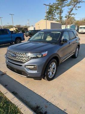Blue Metallic 2021 Ford Explorer Limited