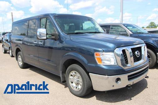 Arctic Blue Metallic 2019 Nissan NV Passenger NV3500 HD SL V8