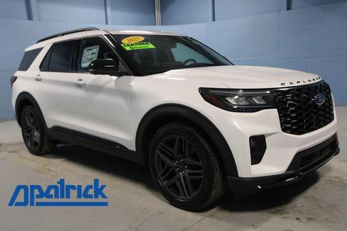White Metallic 2025 Ford Explorer ST