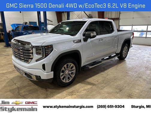 Glacier White Tricoat 2026 GMC Sierra 1500 Denali