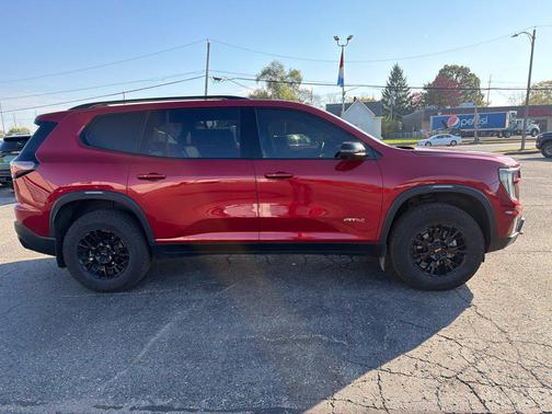 Volcanic Red Tintcoat 2025 GMC Acadia AT4 AWD