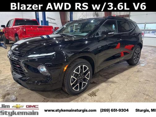 Black 2026 Chevrolet Blazer RS