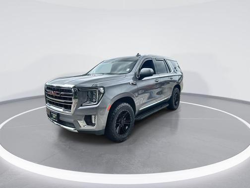 Satin Steel Metallic 2021 GMC Yukon SLT