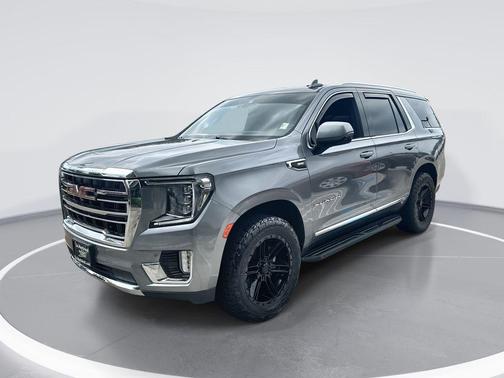 Satin Steel Metallic 2021 GMC Yukon SLT
