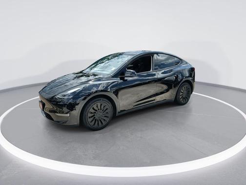 Solid Black 2025 Tesla Model Y Long Range Dual Motor All-Wheel Drive