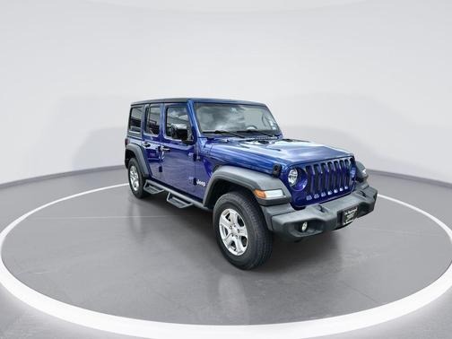 Ocean Blue Metallic Clearcoat 2020 Jeep Wrangler Unlimited Sport