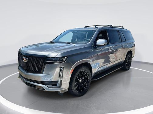 Satin Steel Metallic 2021 Cadillac Escalade ESV Sport