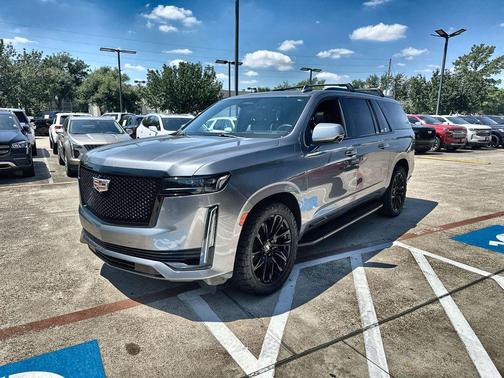 Satin Steel Metallic 2021 Cadillac Escalade ESV Sport