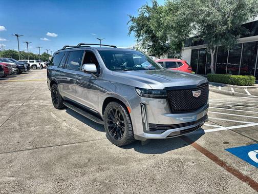 Satin Steel Metallic 2021 Cadillac Escalade ESV Sport