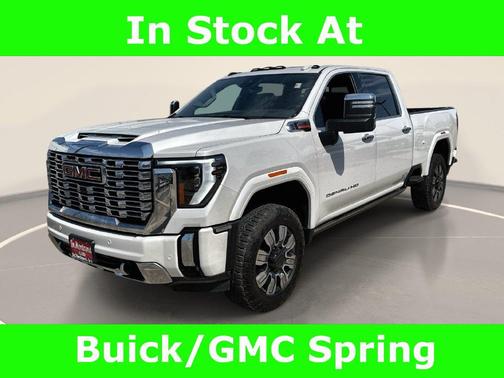 White Frost Tricoat 2024 GMC Sierra 2500 Denali