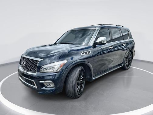 Hermosa Blue 2017 INFINITI QX80 Limited