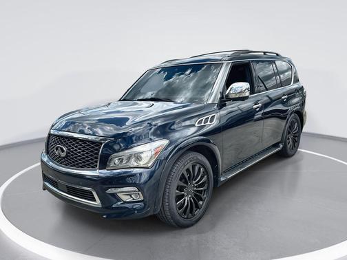 Hermosa Blue 2017 INFINITI QX80 Limited
