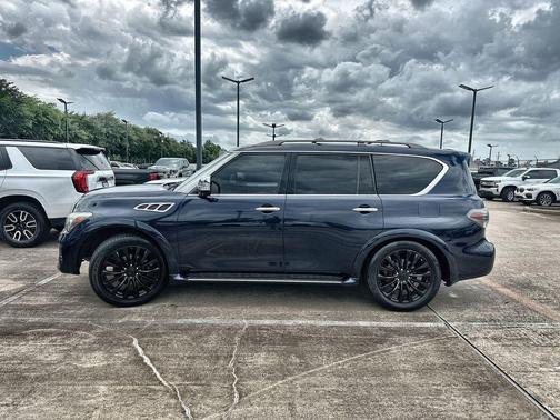 Hermosa Blue 2017 INFINITI QX80 Limited