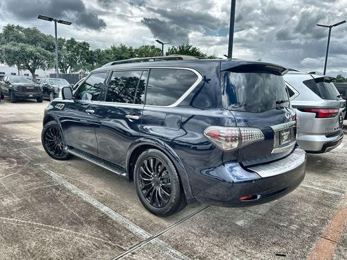 Hermosa Blue 2017 INFINITI QX80 Limited