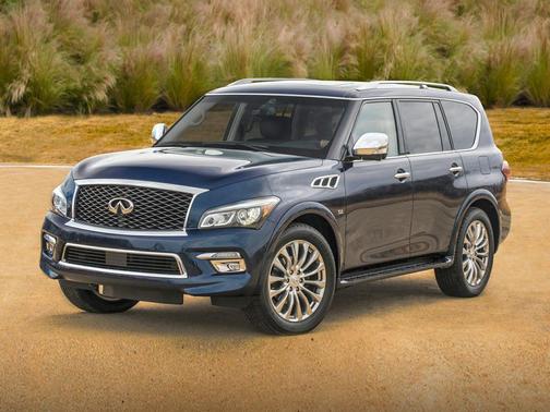 Hermosa Blue 2017 INFINITI QX80 Limited