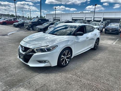 Pearl White 2016 Nissan Maxima 3.5 S