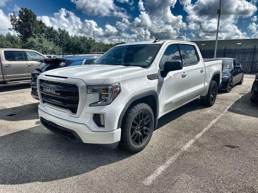 Summit White 2021 GMC Sierra 1500 Elevation