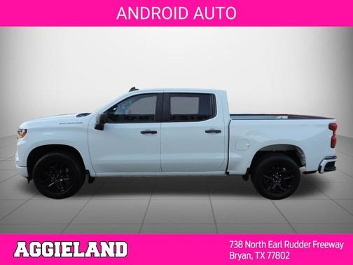 Summit White 2023 Chevrolet Silverado 1500 Custom