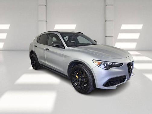 Silverstone Gray Metallic 2019 Alfa Romeo Stelvio Ti Sport