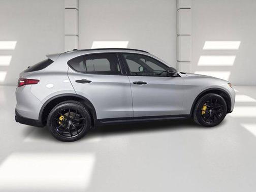 Silverstone Gray Metallic 2019 Alfa Romeo Stelvio Ti Sport