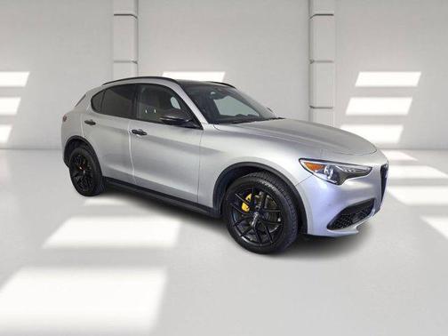 Silverstone Gray Metallic 2019 Alfa Romeo Stelvio Ti Sport