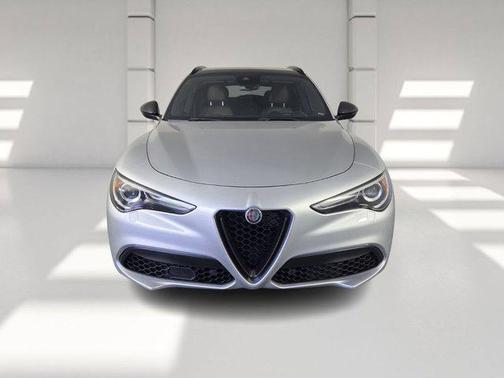 Silverstone Gray Metallic 2019 Alfa Romeo Stelvio Ti Sport