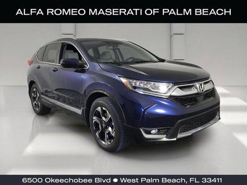 Obsidian Blue Pearl 2017 Honda CR-V Touring