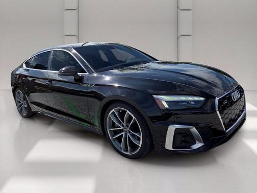 Mythos Black Metallic 2021 Audi A5 Sportback 45 S Line Premium Plus