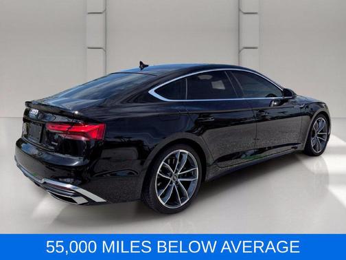 Mythos Black Metallic 2021 Audi A5 Sportback 45 S Line Premium Plus
