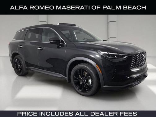Mineral Black 2025 INFINITI QX60 Luxe