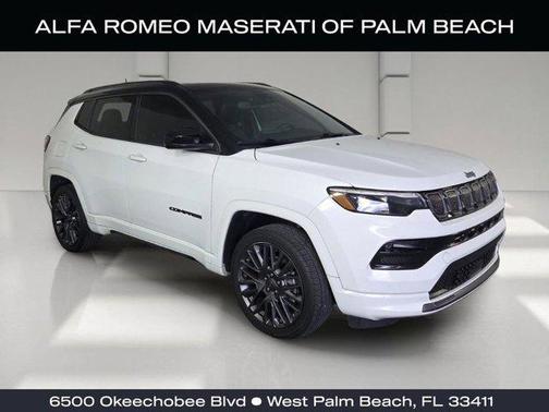 Bright White Clearcoat 2022 Jeep Compass High Altitude