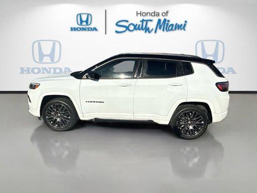 Bright White Clearcoat 2022 Jeep Compass High Altitude
