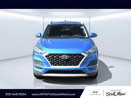 Aqua Blue 2021 Hyundai TUCSON SEL