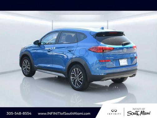 Aqua Blue 2021 Hyundai TUCSON SEL