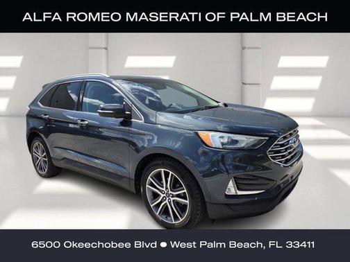 BALTIC SEA GREEN METALLIC 2019 Ford Edge Titanium