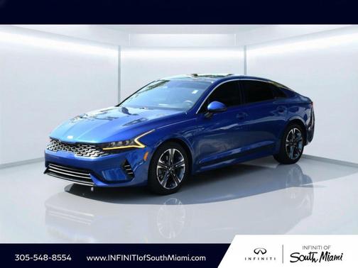 Sapphire Blue 2021 Kia K5 EX