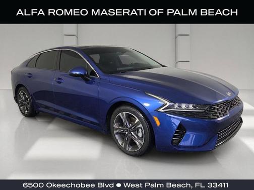 Sapphire Blue 2021 Kia K5 EX