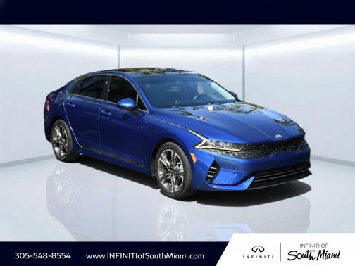 Sapphire Blue 2021 Kia K5 EX