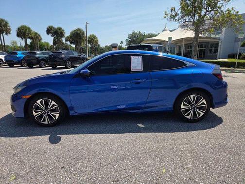 Aegean Blue Metallic 2018 Honda Civic EX-T