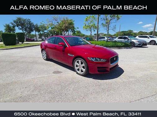 Red 2017 Jaguar XE 25t Premium