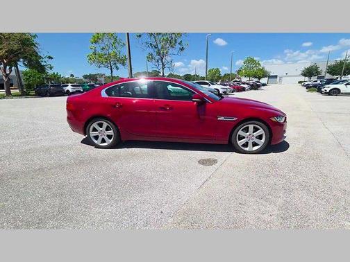 Red 2017 Jaguar XE 25t Premium