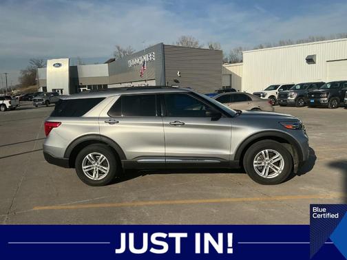 Iconic Silver Metallic 2020 Ford Explorer XLT