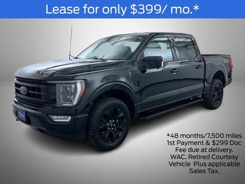 Black Metallic 2022 Ford F-150 Lariat