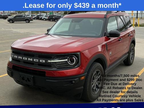 Hot Pepper Red Tinted Clearcoat 2023 Ford Bronco Sport Big Bend