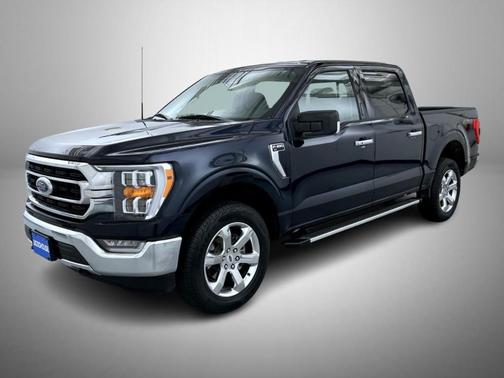 Antimatter Blue Metallic 2023 Ford F-150 XLT