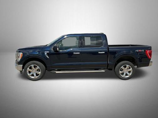 Antimatter Blue Metallic 2023 Ford F-150 XLT