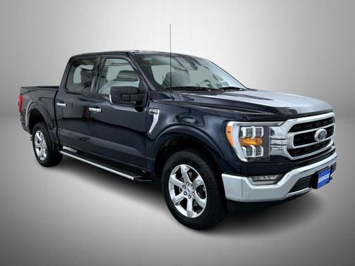 Antimatter Blue Metallic 2023 Ford F-150 XLT